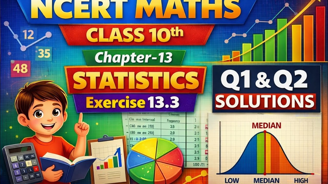 NCERT math of class 10th exercise 13.3 Q1 and Q2 solution by Praveen maths hub 🧮🧮