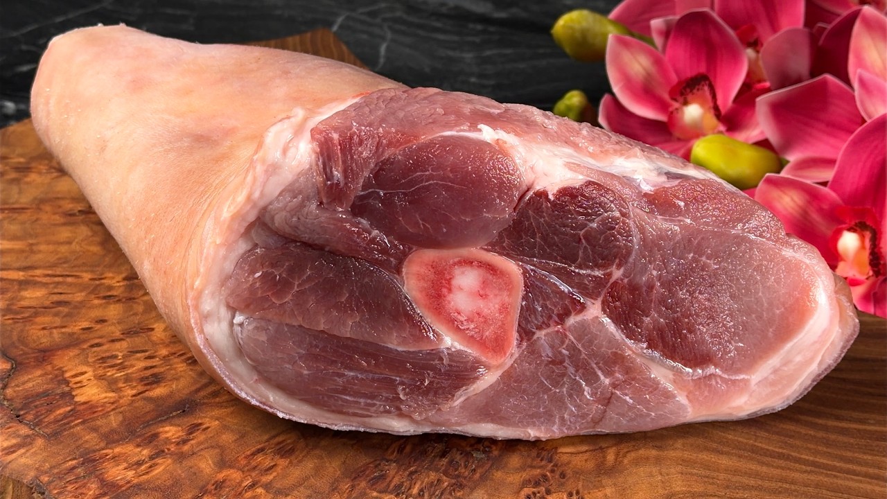 Ein sehr leckeres Gericht aus Schweinehaxe  !Das Fleisch schmilzt im Mund!