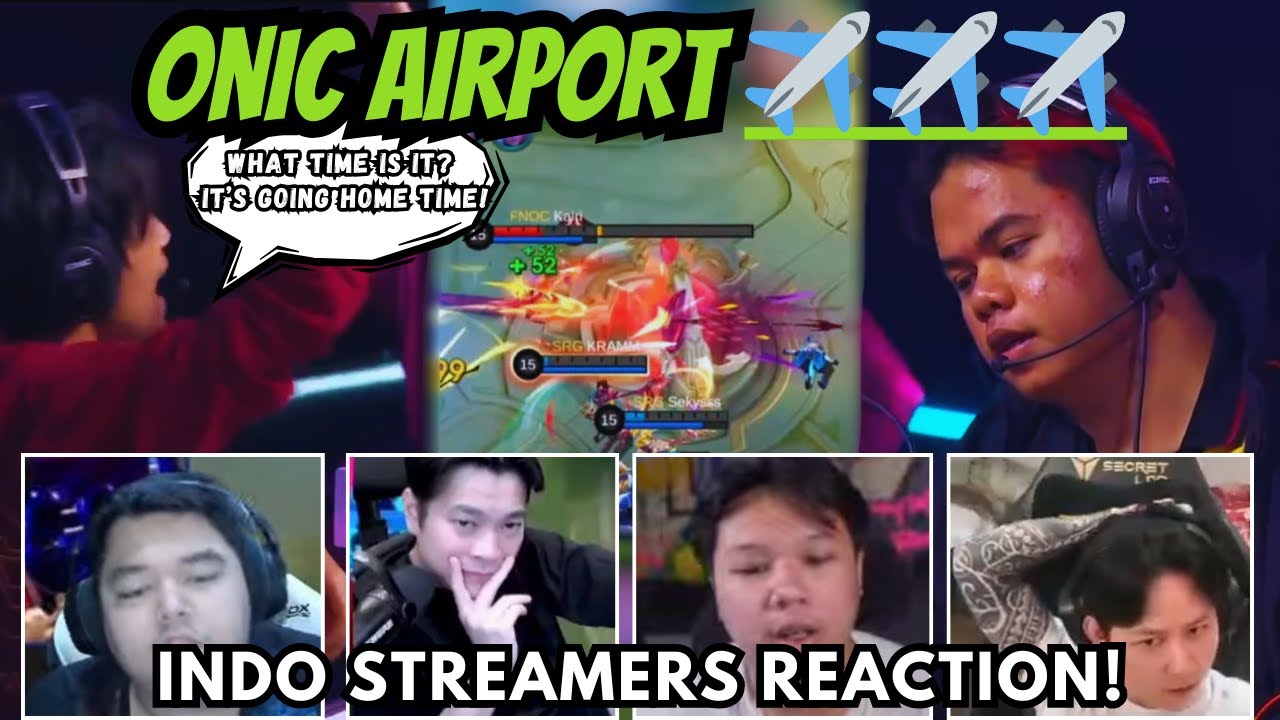 ONIC ESPORTS GOT GROUPED! Onic Esports Is OUT OF MSC! Indo Streamer's Reaction! OMFG!