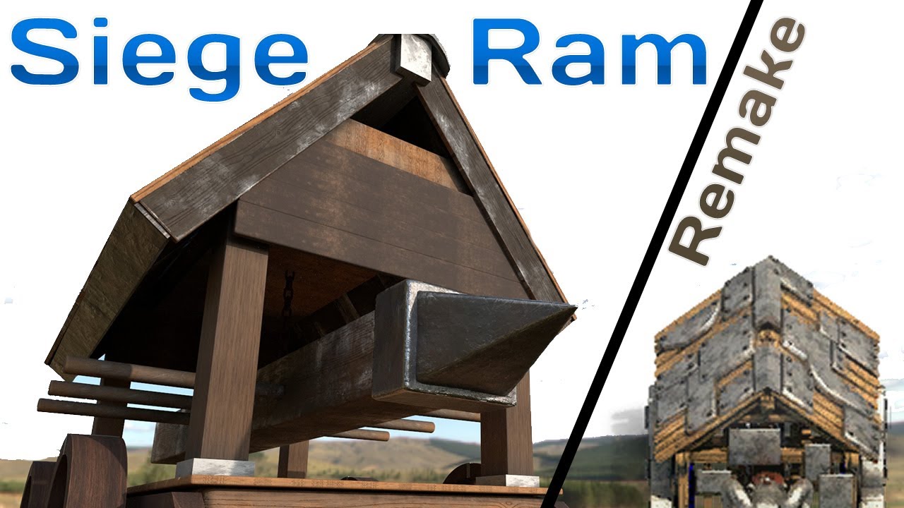 Siege Ram Remake in  3D For Age of Empires 2