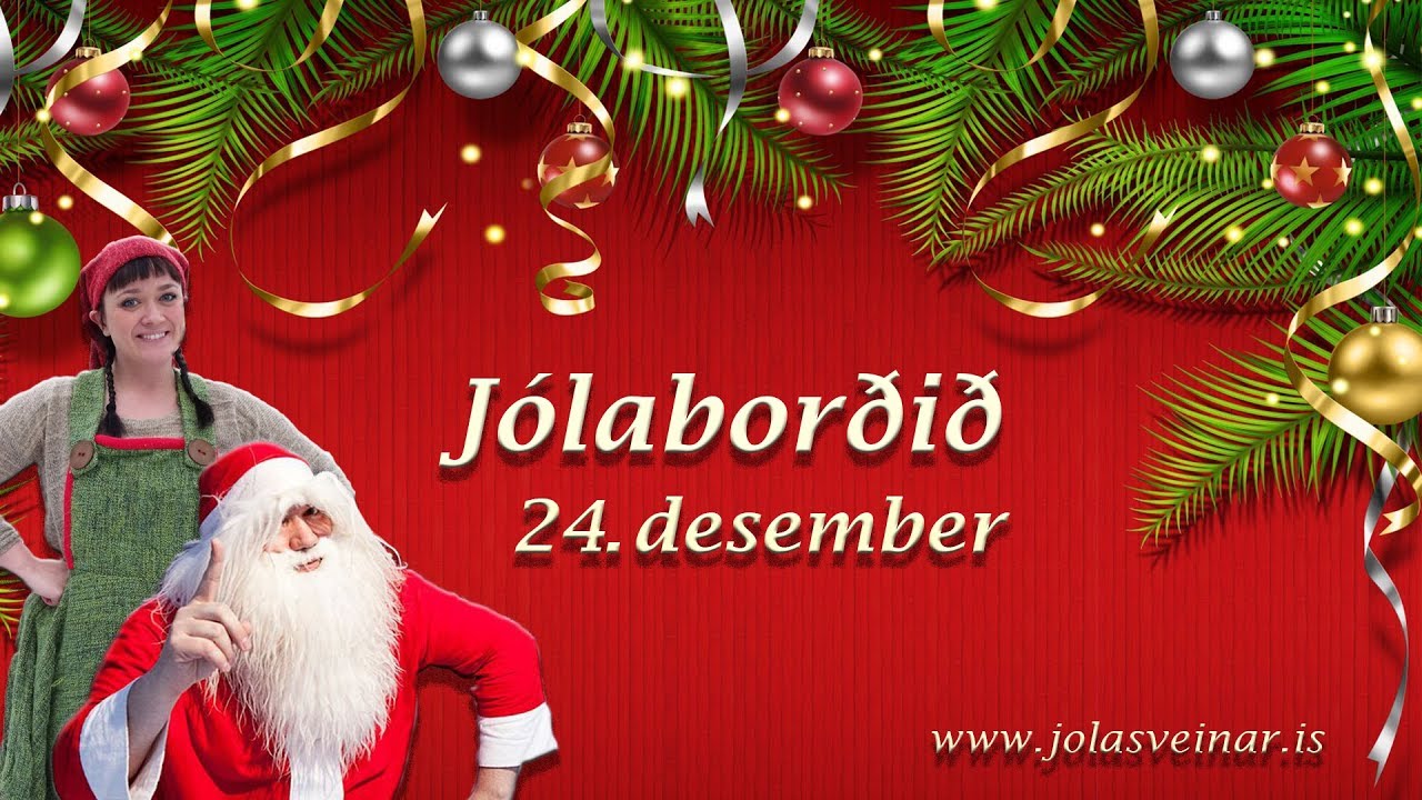24. desember 2017 - Jólaborðið - Jóladagatal Hurðaskellis og Skjóðu