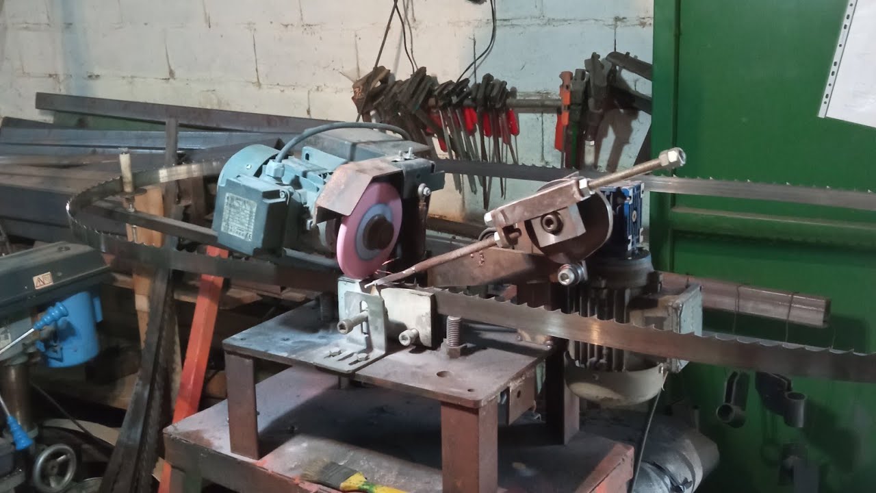 şerit testere bileme makinası bandsaw sharpener