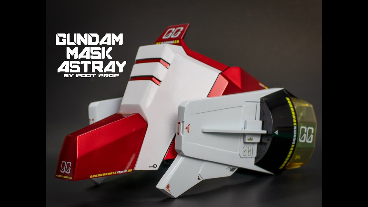 Gundam mask ASTRAY Handmade work design by Poot Prop