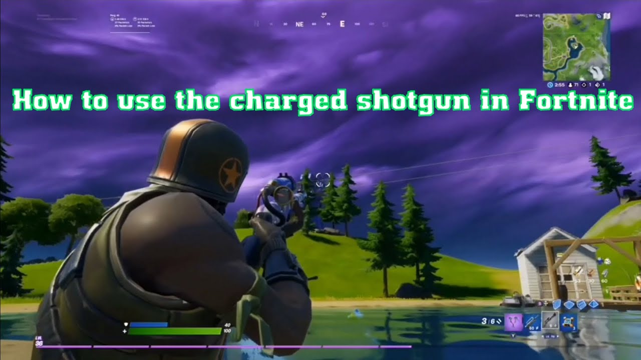 How to use the charged shotgun!!!