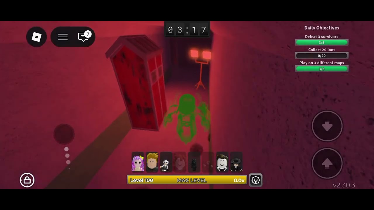 Survive the killer🔪 (STK) poltergeist scythe and poltergeist killer (polset) gameplay