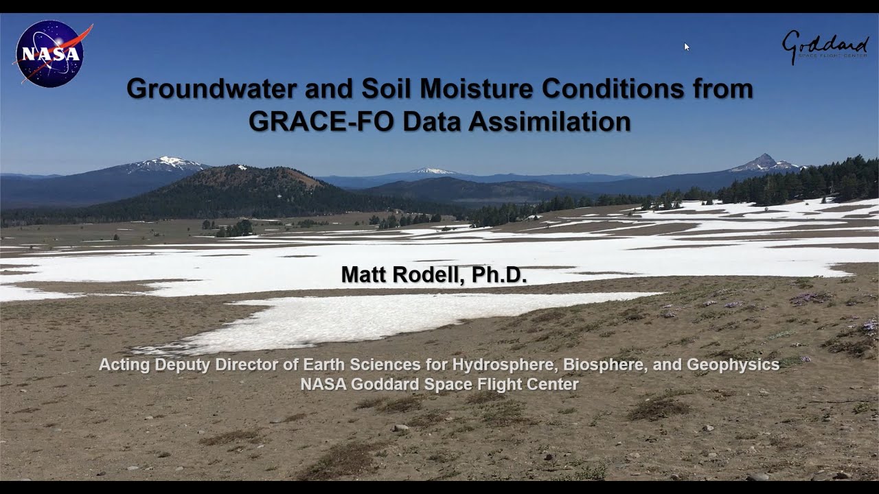 Soil Moisture Product Review Webinar Series: GRACE and NationalSoilMoisture com