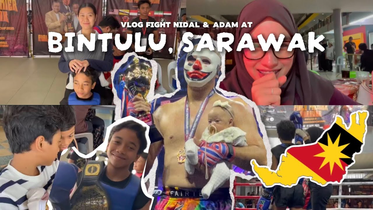 VLOG FIGHT NIDAL & ADAM AT BINTULU, SARAWAK