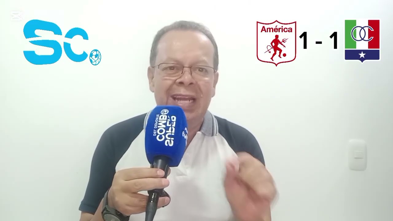 AMÉRICA 1 - 1 O. CALDAS... EMPATE QUE SABE A POCO.