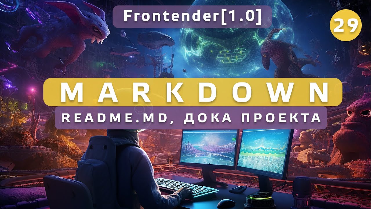 29. Frontender[1.0] Markdown. Дока проекта Readme.md, названия файлов
