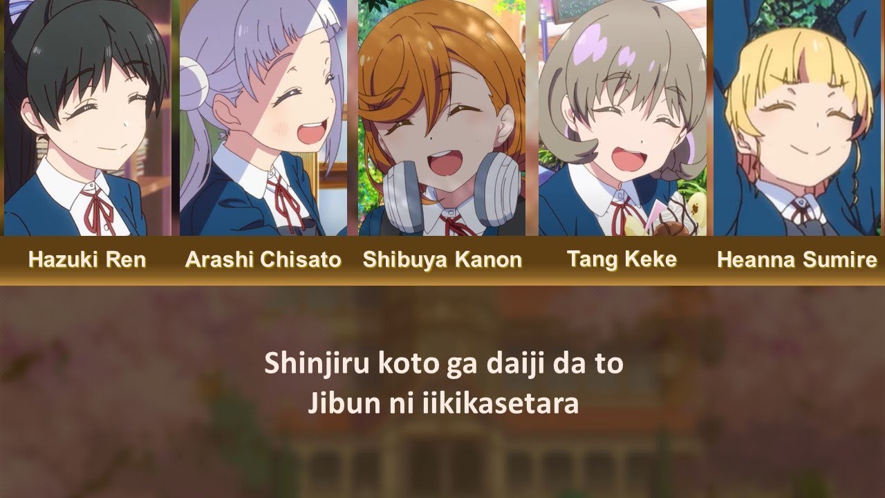 [KARAOKE] Liella! - Mirai wa Kaze no You ni (romaji)