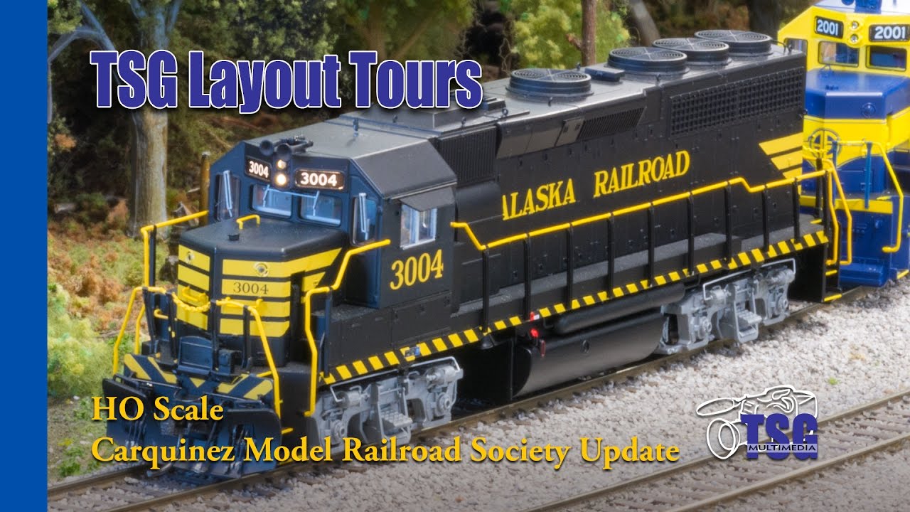 Carquinez Model Railroad Society HO Scale Model Railroad Layout Tour Update CMRS Crockett CA