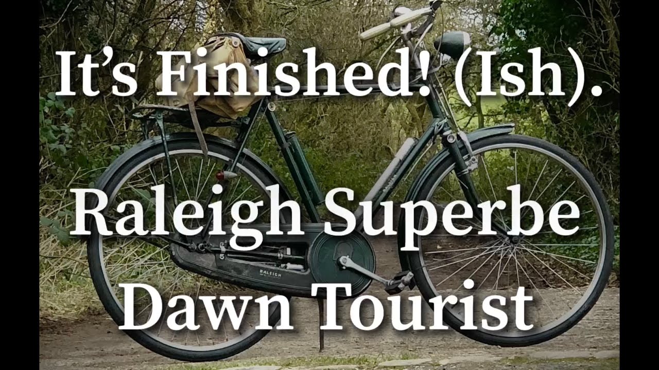 Raleigh Superbe Dawn Tourist vintage bicycle restoration Pt 2. Assembly tuning & reveal + test ride!