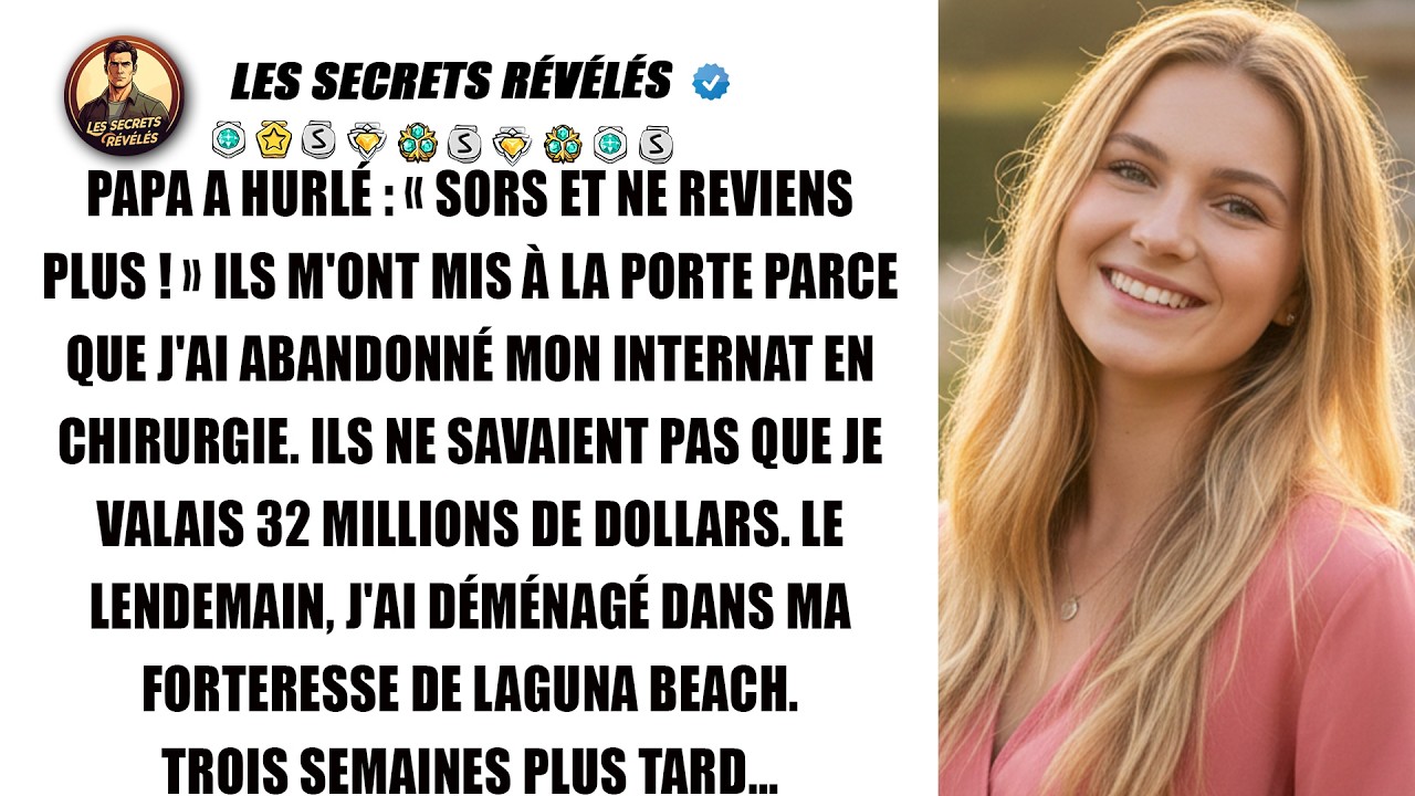 Papa m'a viré. Le lendemain, j'ai déménagé dans mon manoir de 32 millions à Malibu.