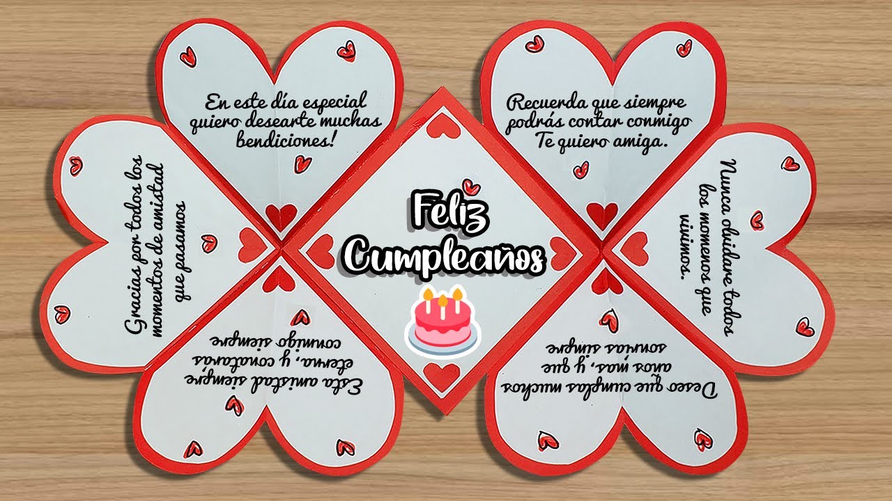 Hermosa tarjeta de Feliz Cumpleaños hecha a mano | DIY Birthday greeting card