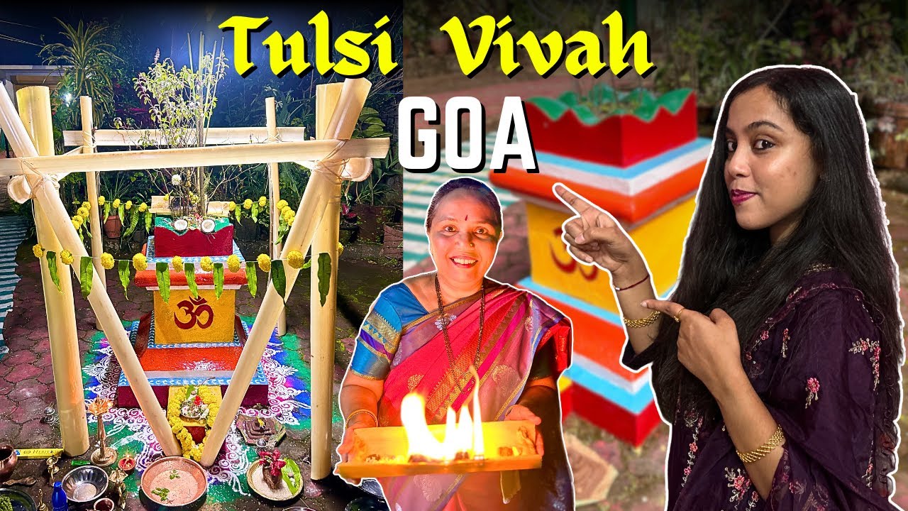 Tulsi Vivah Goa | Tulsi Vivah celebration 2024 vlog 😍🙏🏻