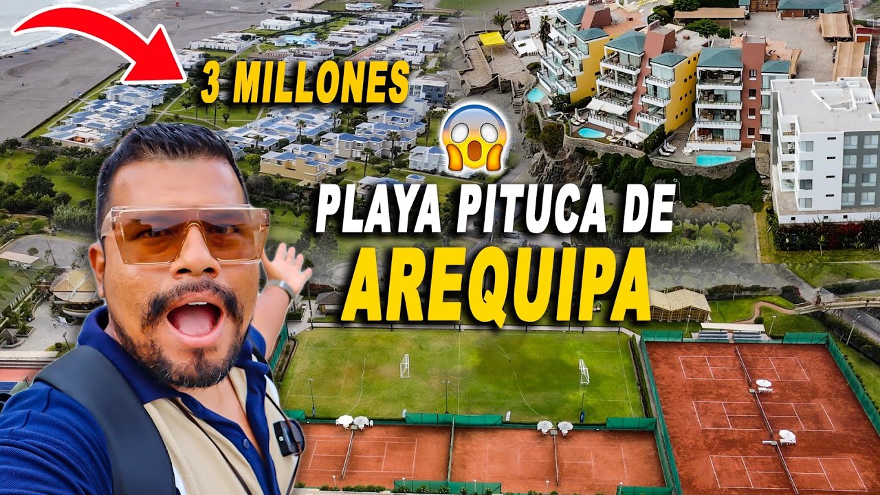 😱 AQU&Iacute; VIVEN los MILLONARIOS en el SUR del Per&uacute; 🇵🇪 | PLAYA de PITUCOS
