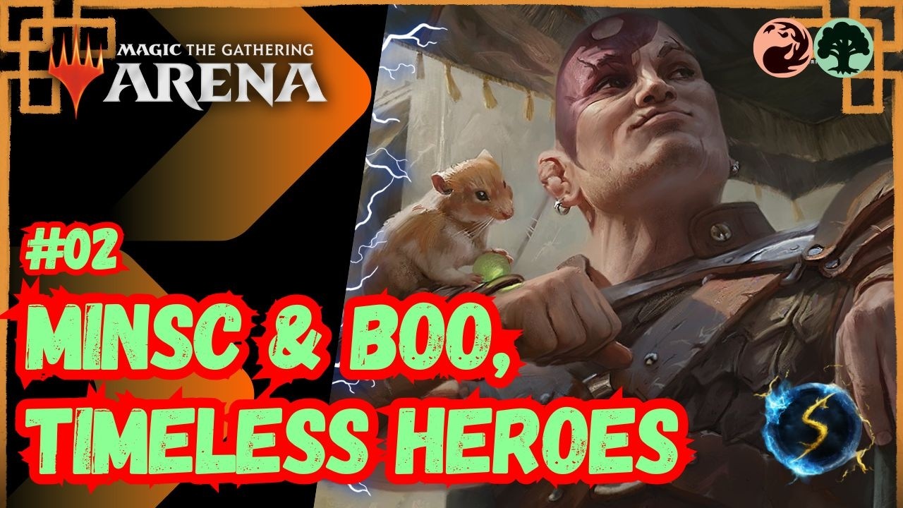 It's Showtime: Minsc & Boo, Timeless Heroes🔥🌲 #02 - MTG Arena - Brawl