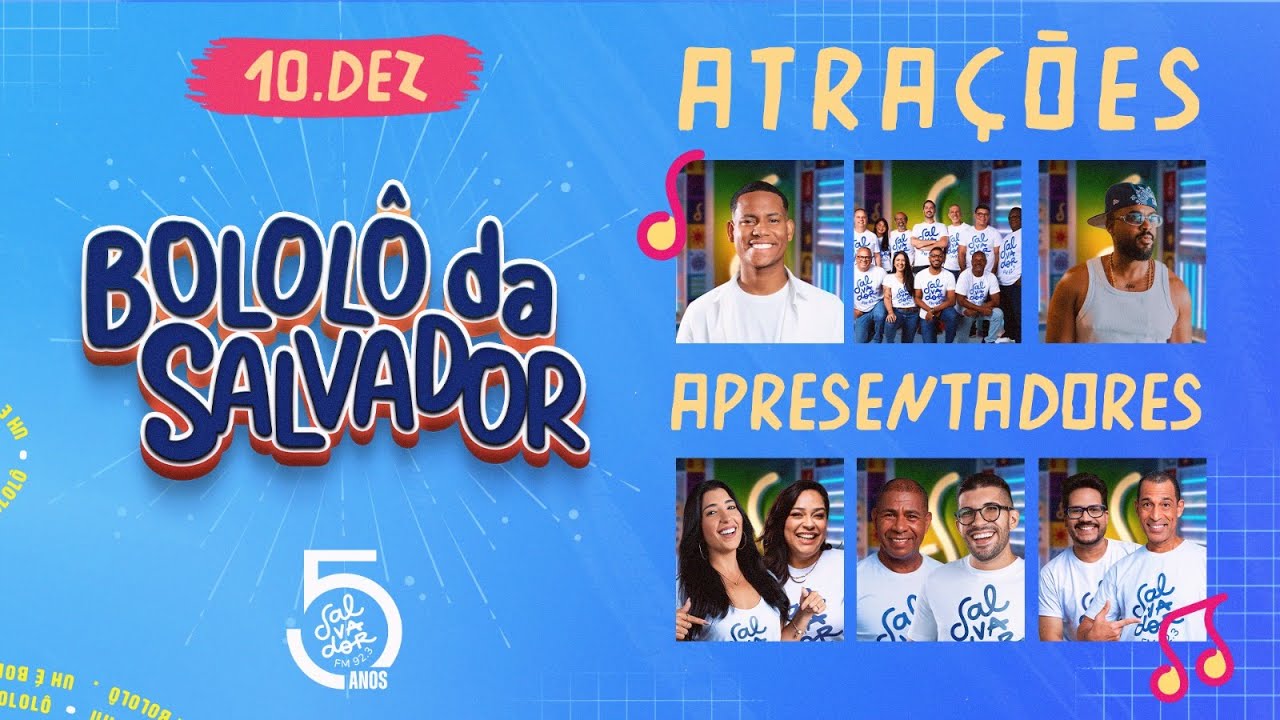 Netto Brito | Gal&aacute;ticos | Diggo | Bolol&ocirc; 5 Anos (10/12/2025) - Salvador FM