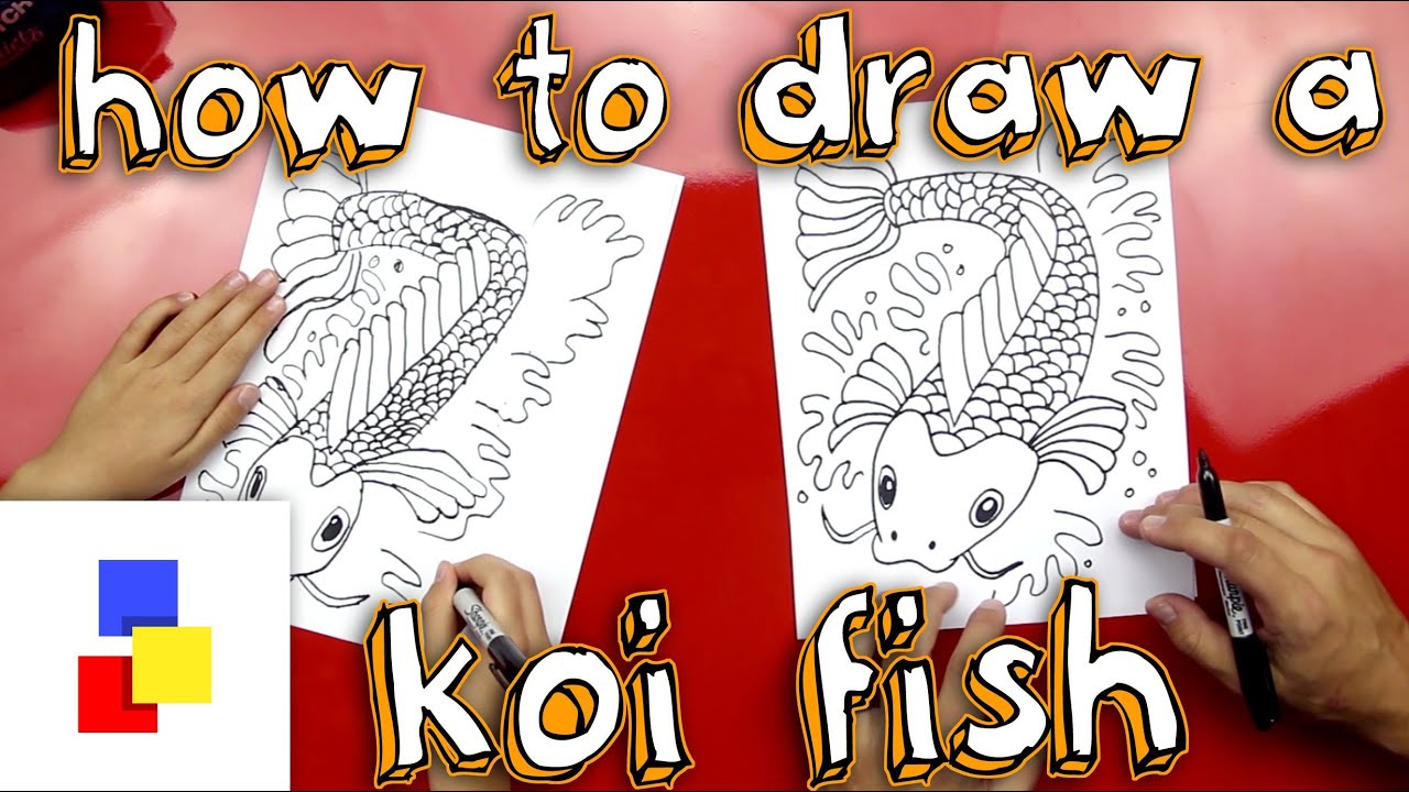 How To Draw A Koi Fish