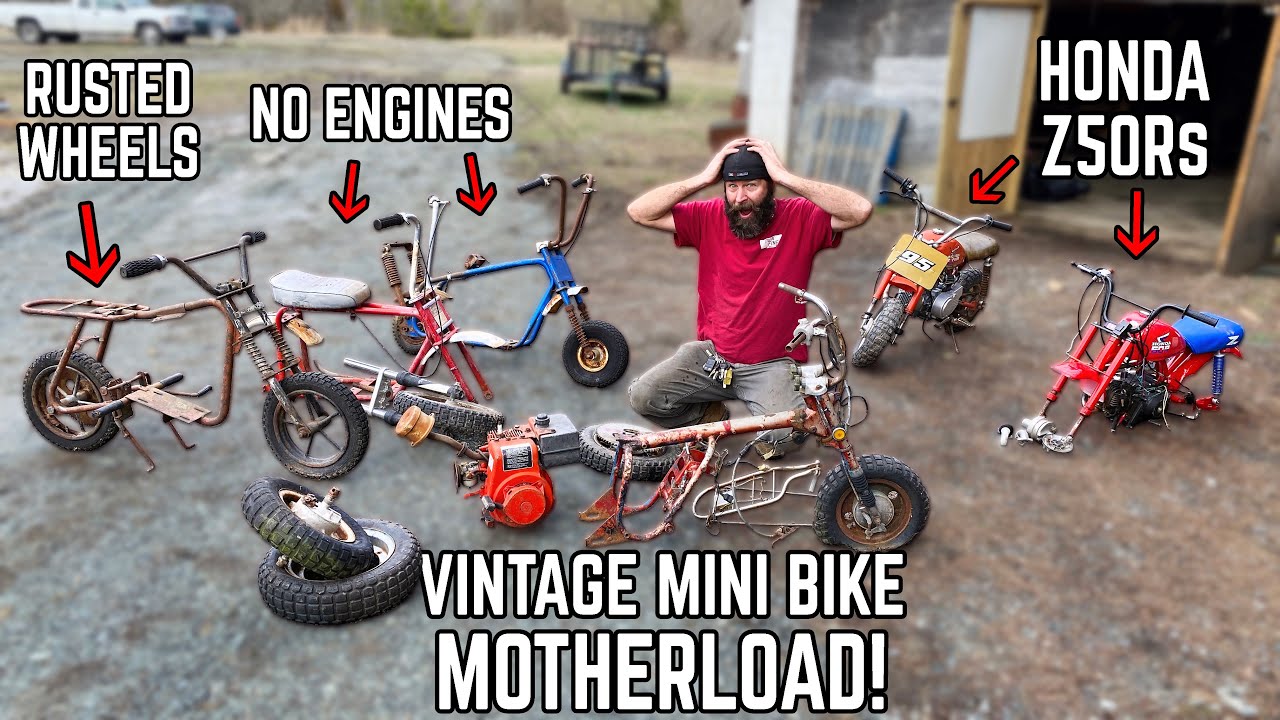 We Bought 6 Vintage Mini Bikes for CHEAP! | Will They Run & Ride??