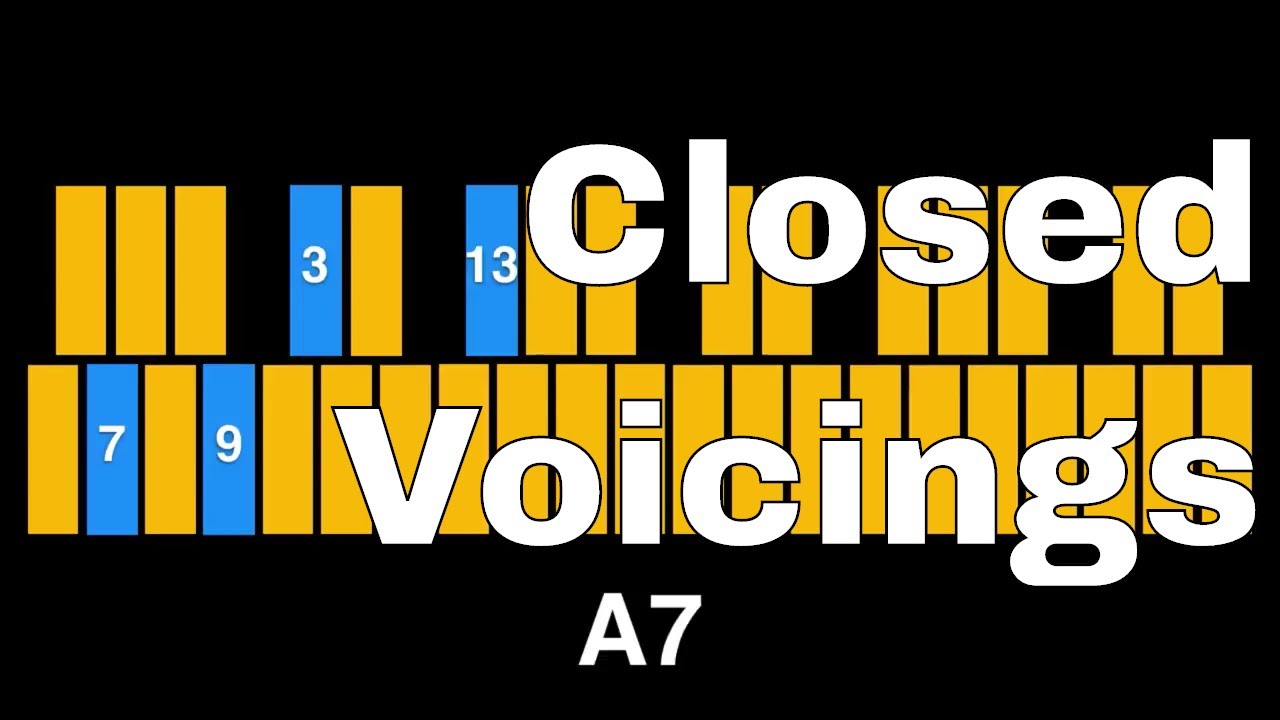Jazz Vibraphone - Closed Voicings