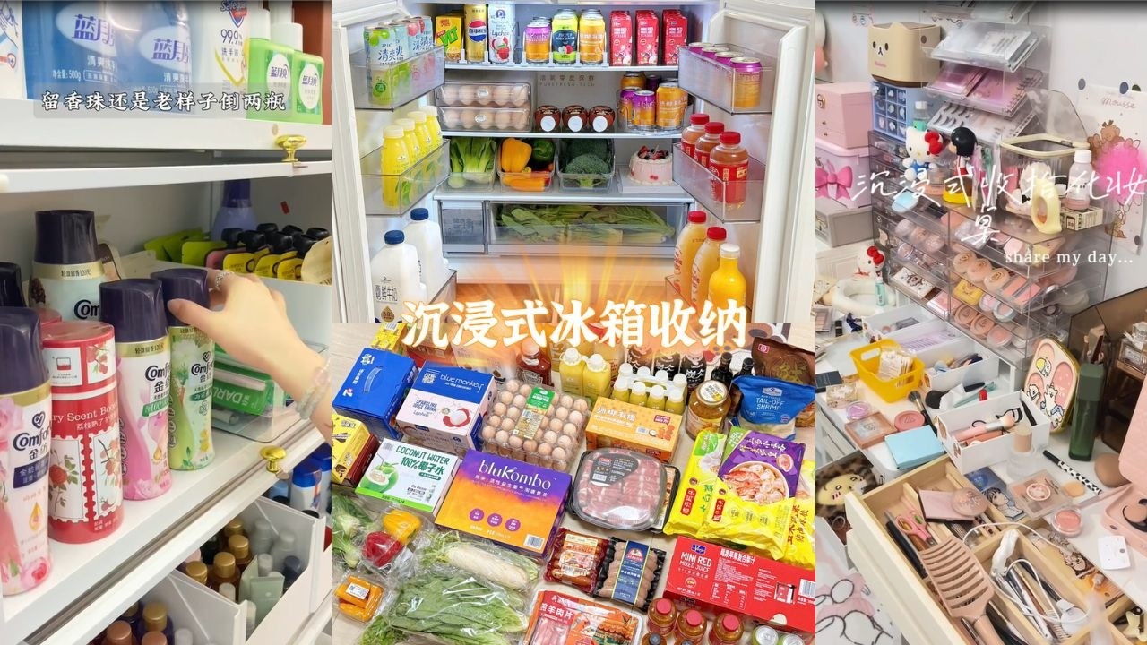 Skincare & Household Refill🎀 | Weekly Fridge Organization & Food Restock | Reset Vanity Table✨