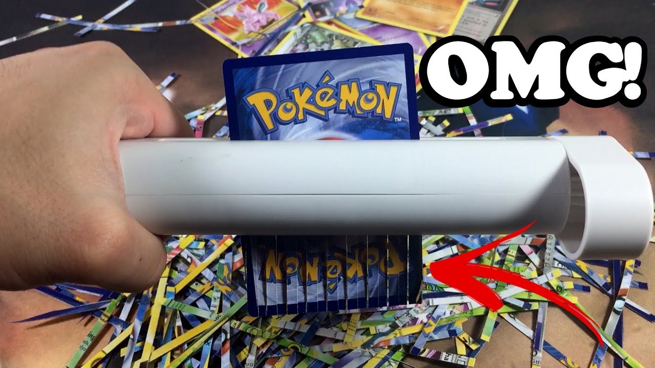 POKEMON FLIP IT OR SHRED IT! - PAPER SHREDDING GONE WRONG!