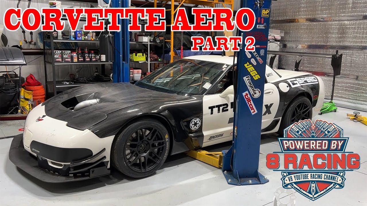 C5 Corvette Aero Install Part 2 - AJ Hartman Canards, Nine Lives Racing Wang/Spill Boards