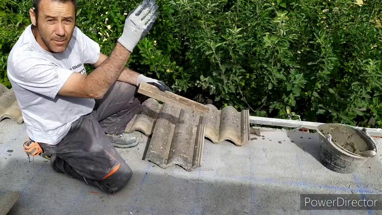 COMO PONER TEJAS, O HACER TEJADOS.CONSTRUIR