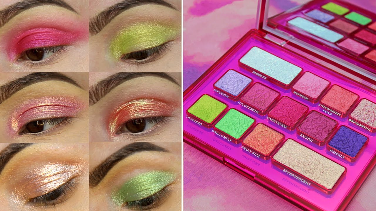 Dragon Fruit Palette | Eye Swatches | Clionadh x Emily Violet Marie