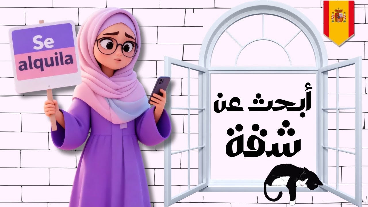 أبحث عن شقة بالإسبانية 🏡 | جمل ستحتاجينها فعلًا