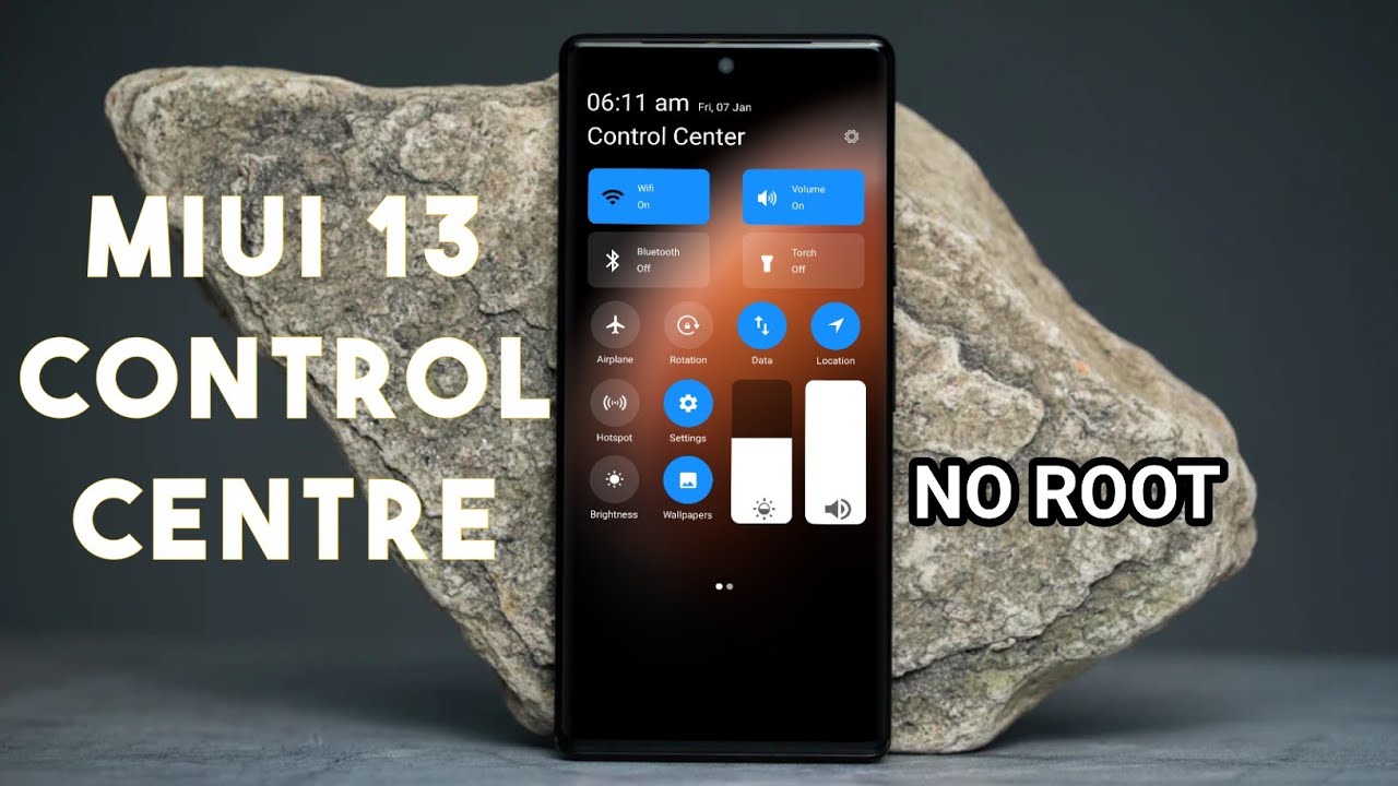 MIUI 13 CONTROL CENTER INSTALL ALL XIAOMI PHONES AND OTHER PHONE