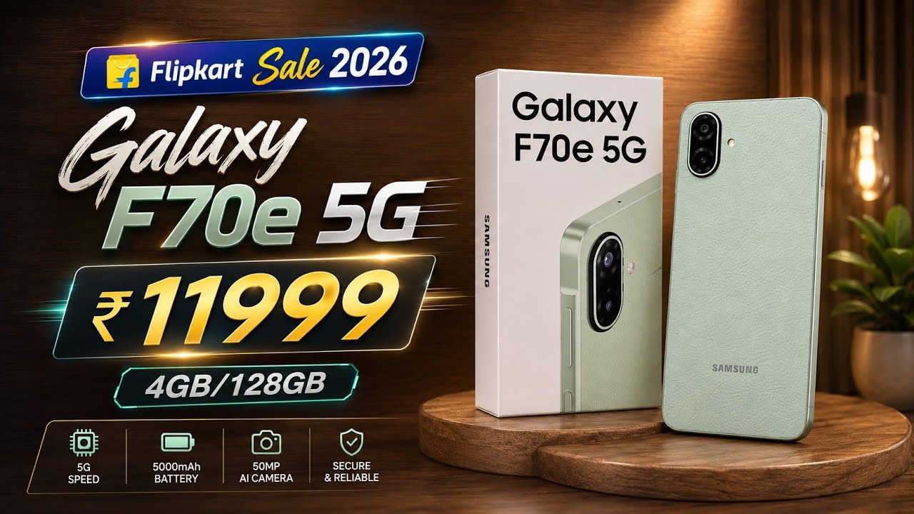Galaxy F70e 5G Unboxing Flipkart GOAT Sale 2026 - Best Deal of 2026 ?