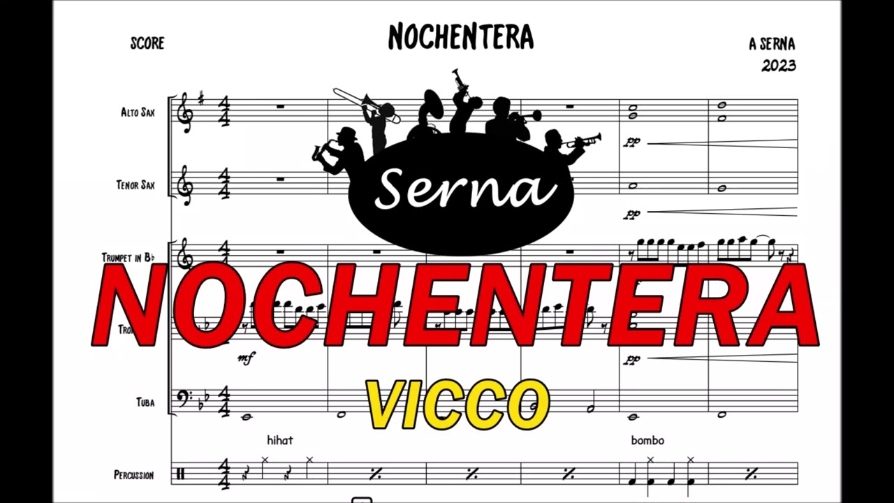Nochentera partitura charanga - Arreglos musicales Serna