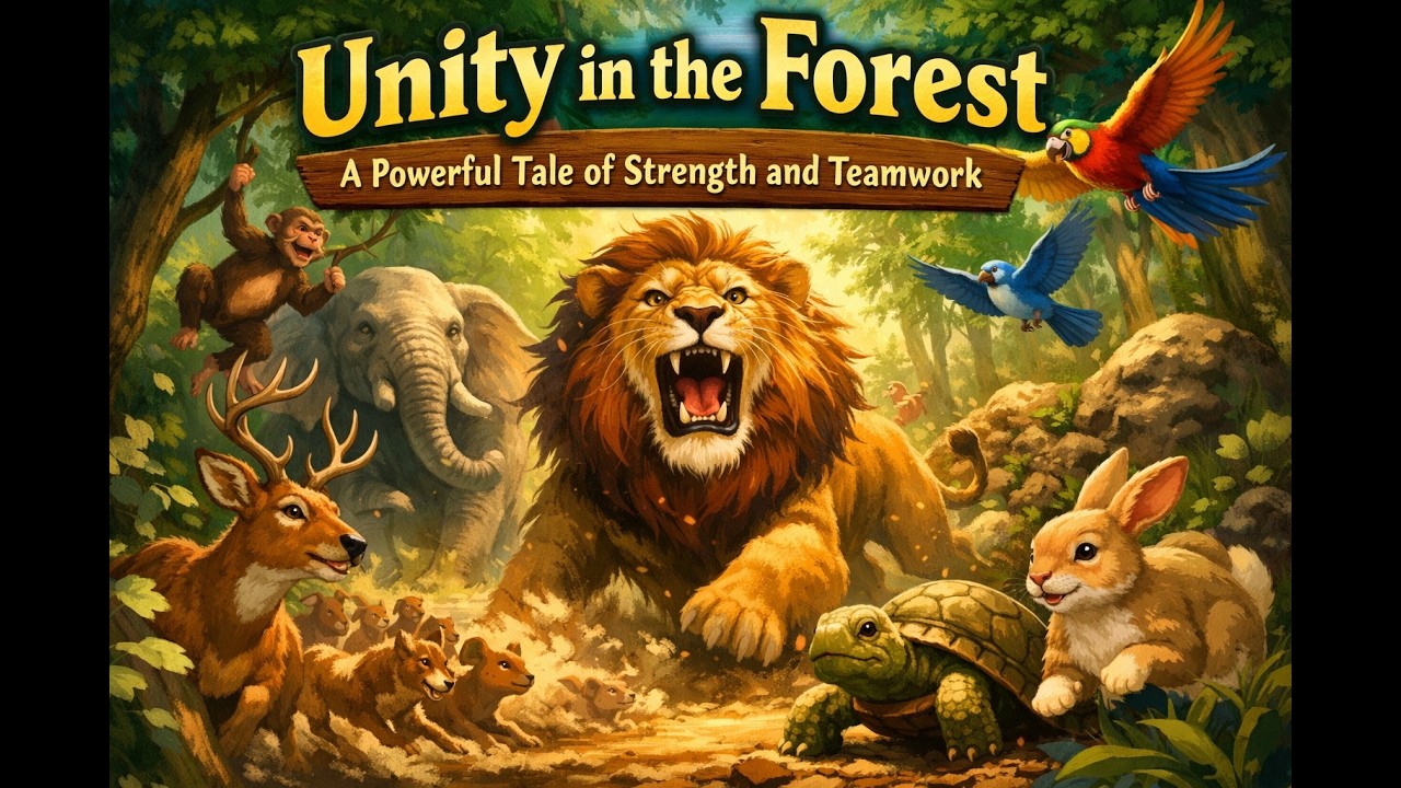 Unity in the Forest – A Powerful Tale of Strength and Teamwork