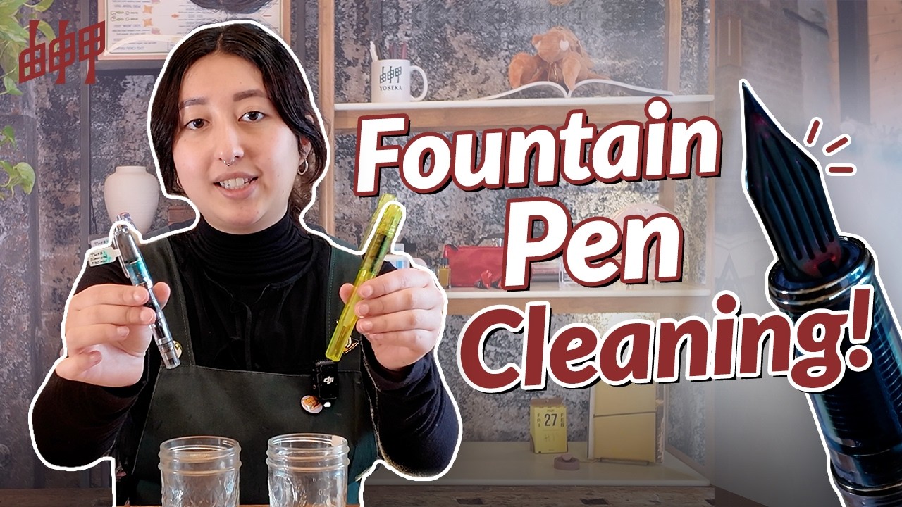 How To Clean Your Fountain Pen!