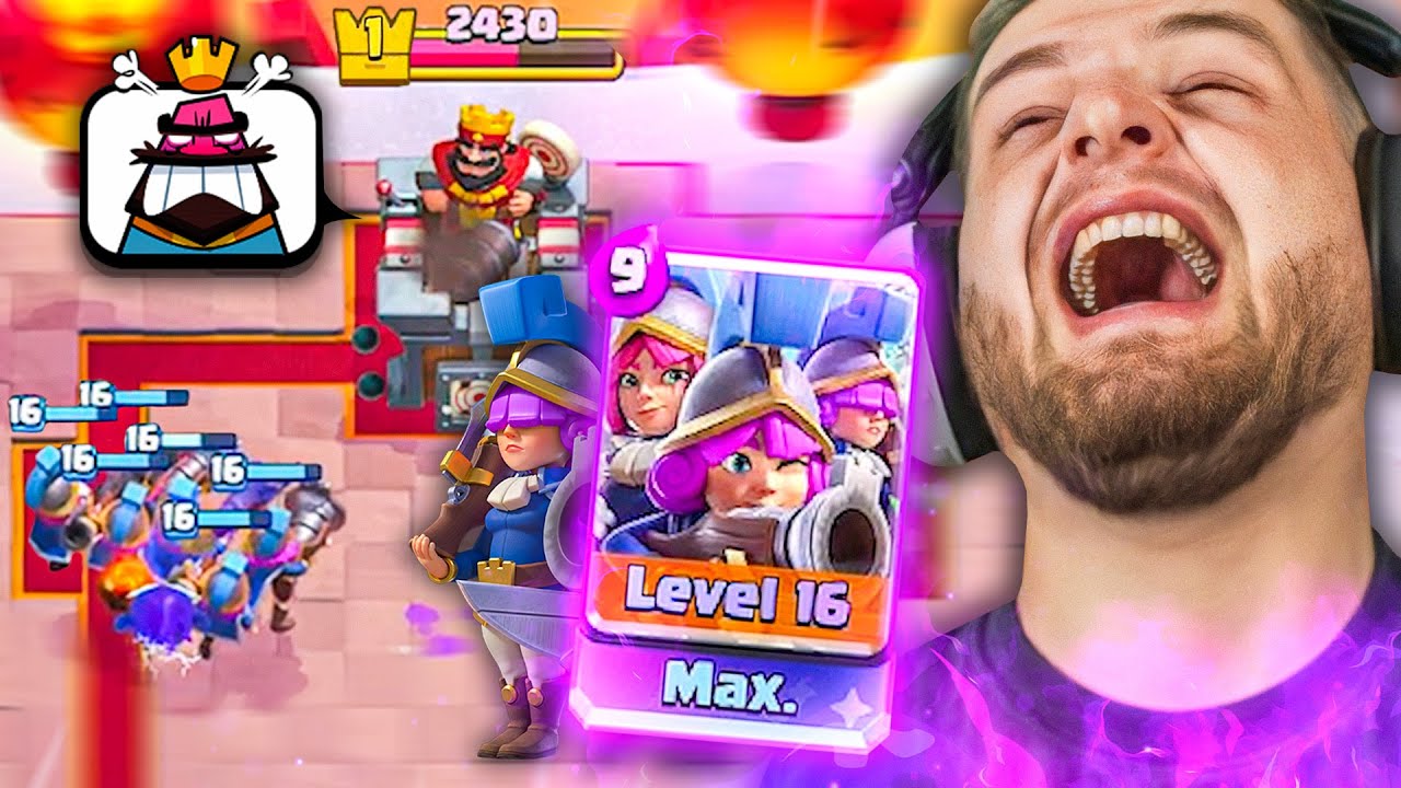 😱😨ASOZIALSTE lvl 1 ACCOUNT FOLGE ! - LVL 16 Musketiere ZU OP! | Clash Royale P2W