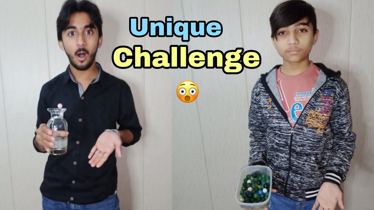 Aj unique challenge Kiya 😱