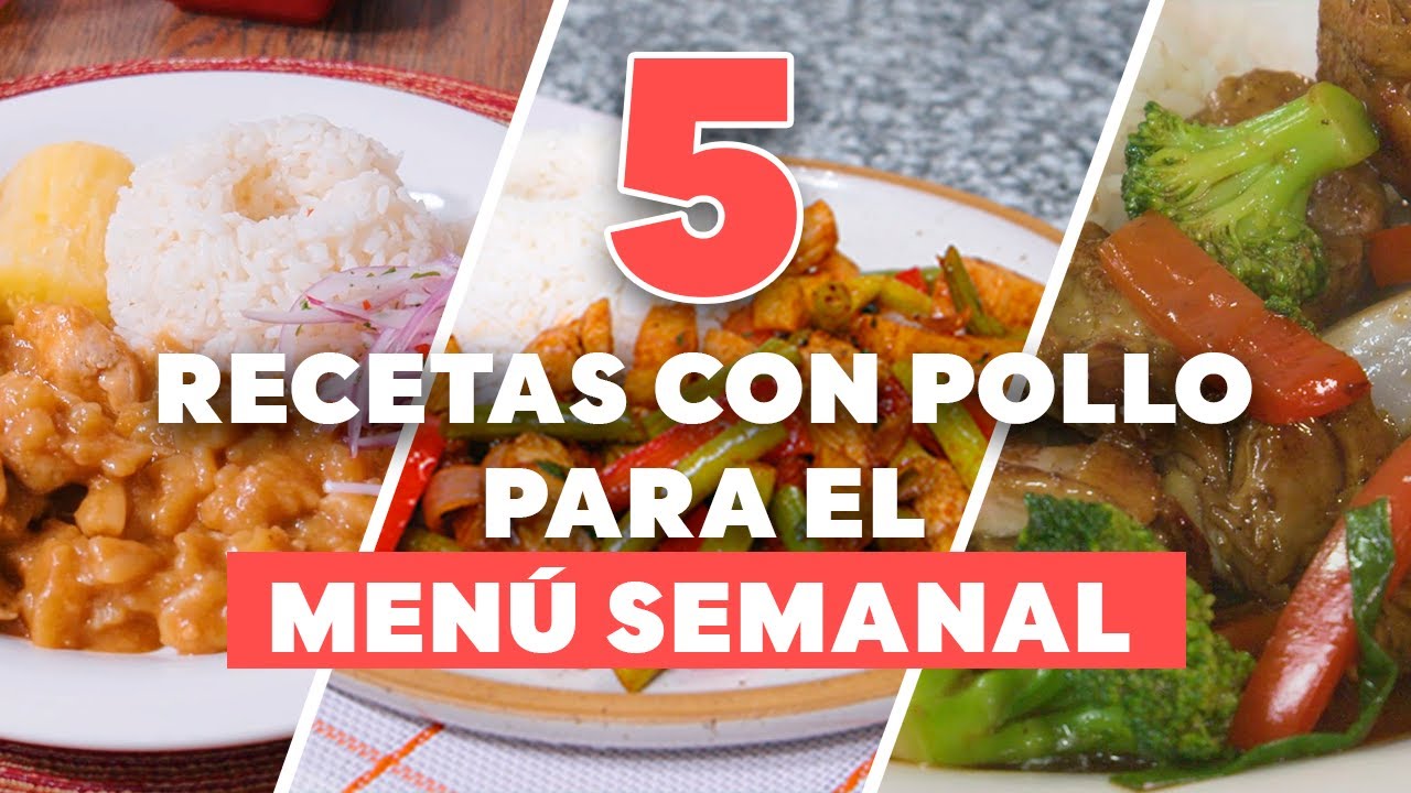 &iexcl;5 deliciosas recetas con pollo f&aacute;ciles y econ&oacute;micas! | Buenazo!