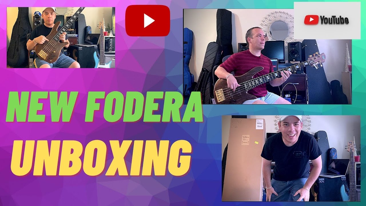 New Fodera bass unboxing and review