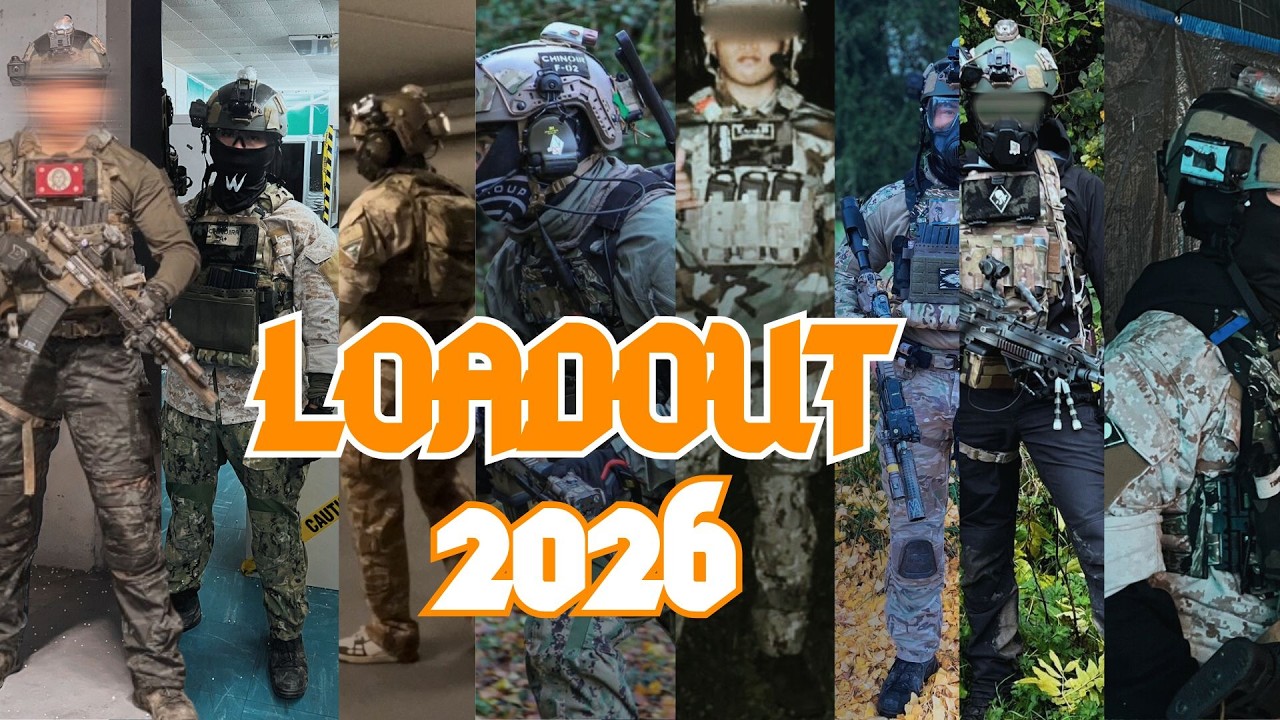 Mon équipement airsoft en 2026! Gear et Répliques - Loadout Airsoft