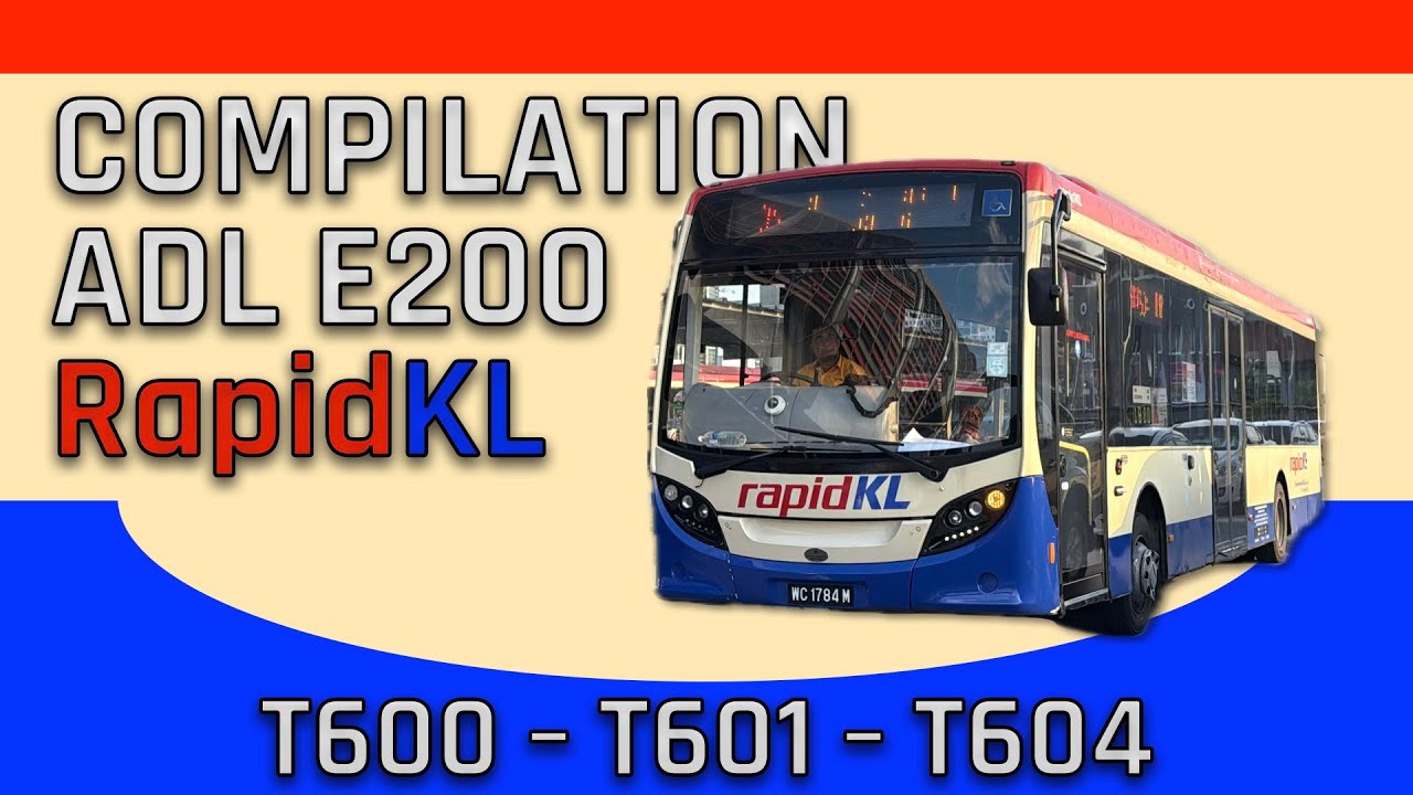 Bus Rides #50: RapidKL Alexander Dennis Enviro200 Ride Compilation