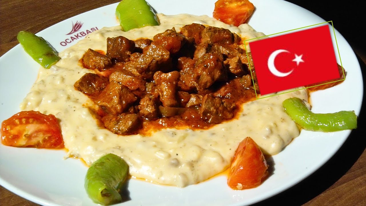 Rezept aus dem Saray: Hünkar Begendi (Lammfleisch Ragout, Auberginen - Käse - Soße) @Topfgucker-TV.de