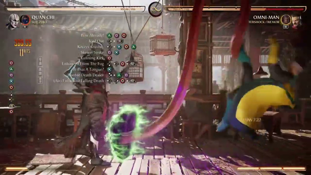 Mk1 Quan Chi combo with sub zero