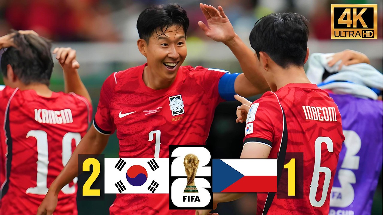 South Korea vs Czech (2-1) Highlights | 2026 FIFA World cup
