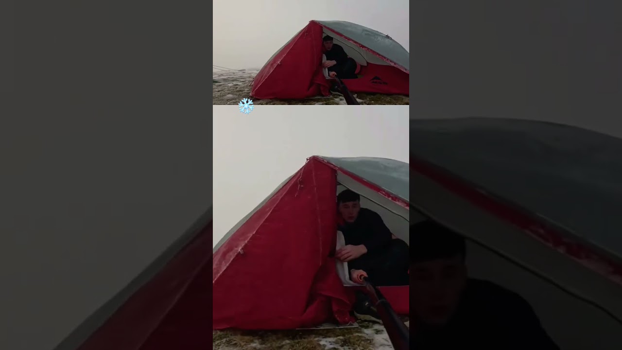 Msr elixir 2 in the ice #camping #climbing #adventure #outdoors #mountainsports #mountaintime