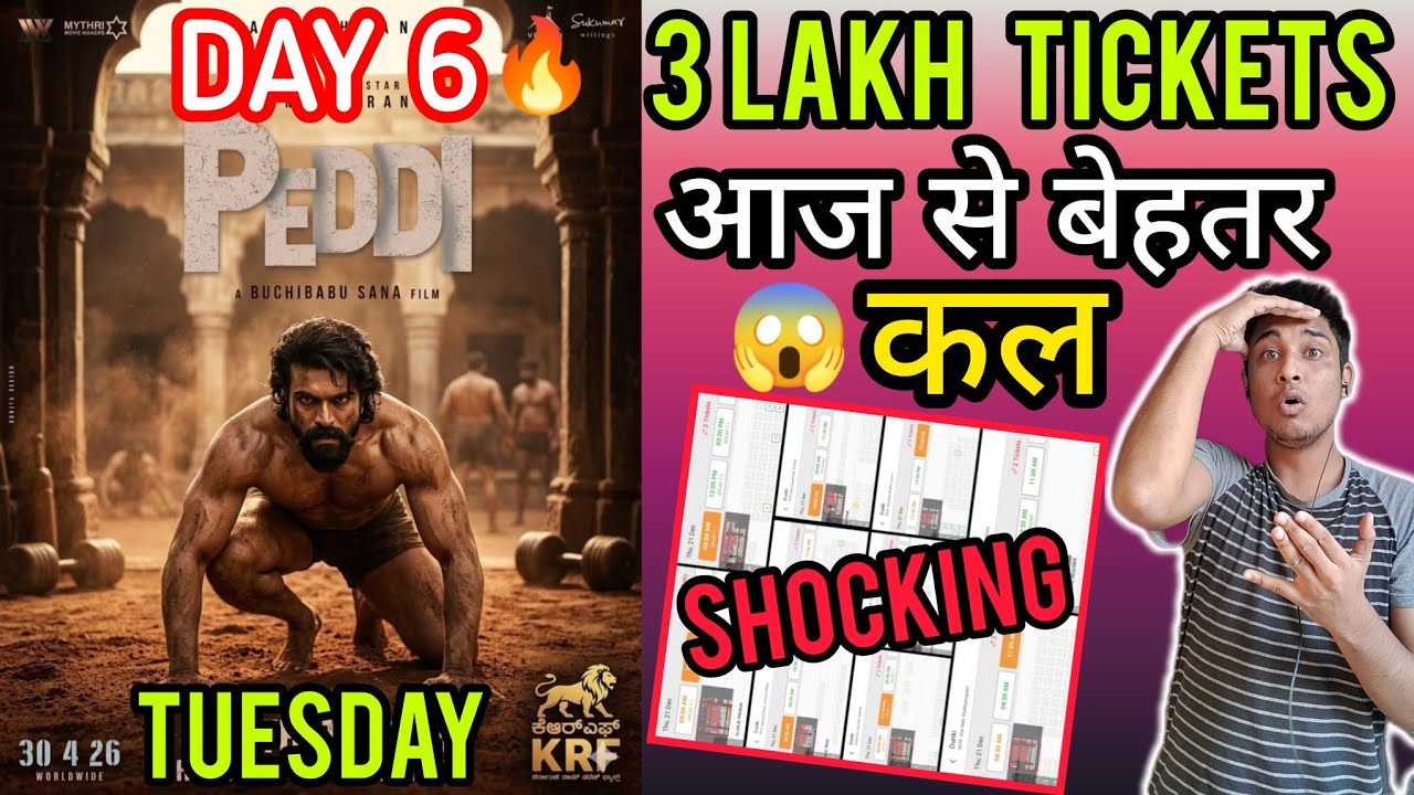 PEDDI Advance Booking Report DAY 6 | PEDDI Box Office Collection | PEDDI Worldwide Collection