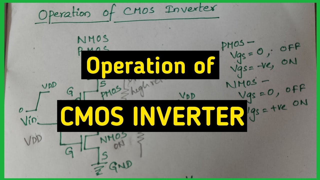 Operation of CMOS INVERTER || Explore the way