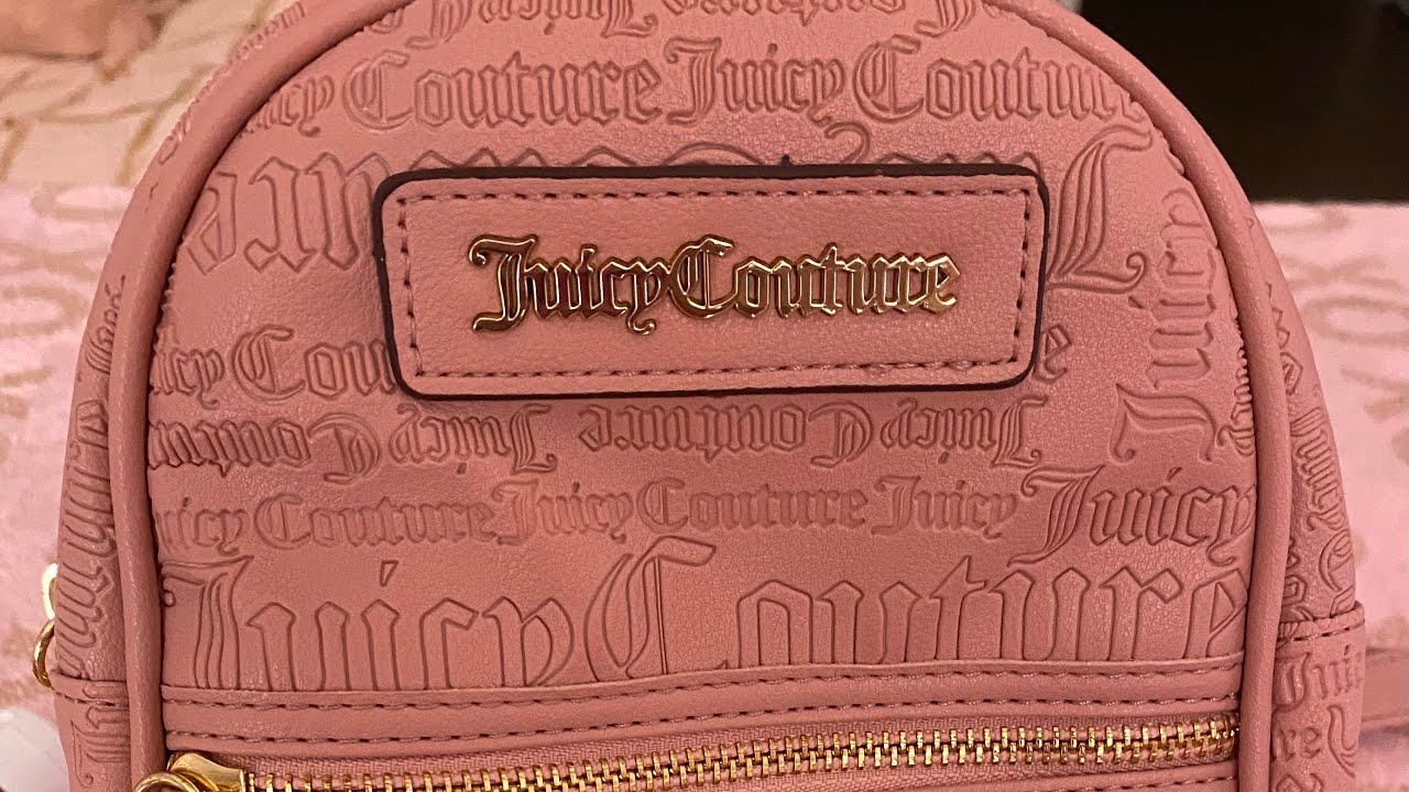 What’s in my Juicy Couture Mini Backpack