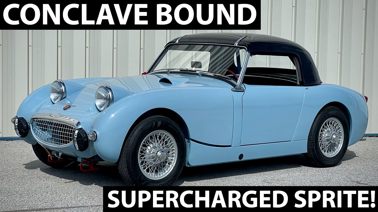 Shorrock Supercharged Sprite Leaves for First Showing